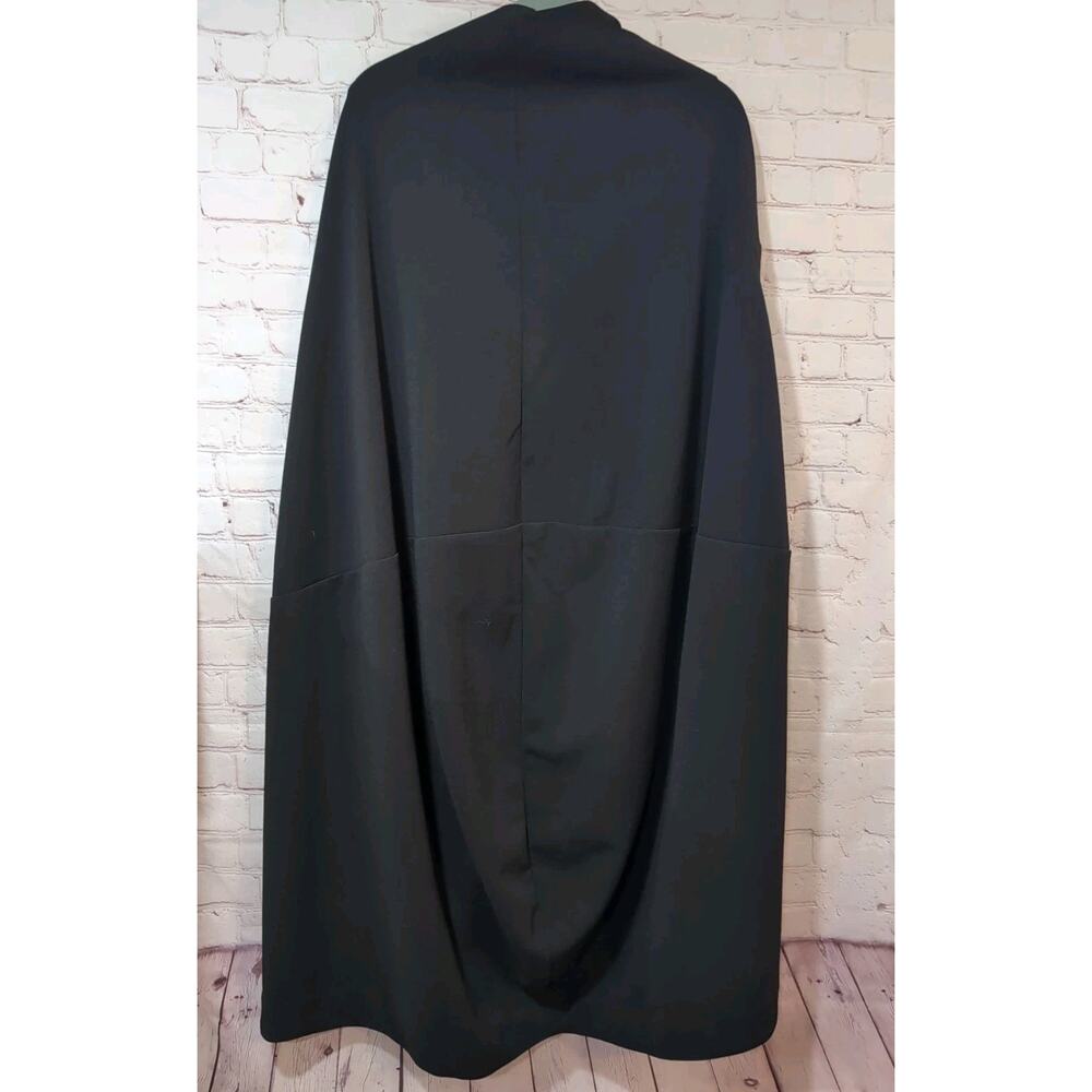 Evryday Jane Gail Travel Pod Cape Black NWT PLUS size 2X/3X Poncho Minimalist - Picture 12 of 16